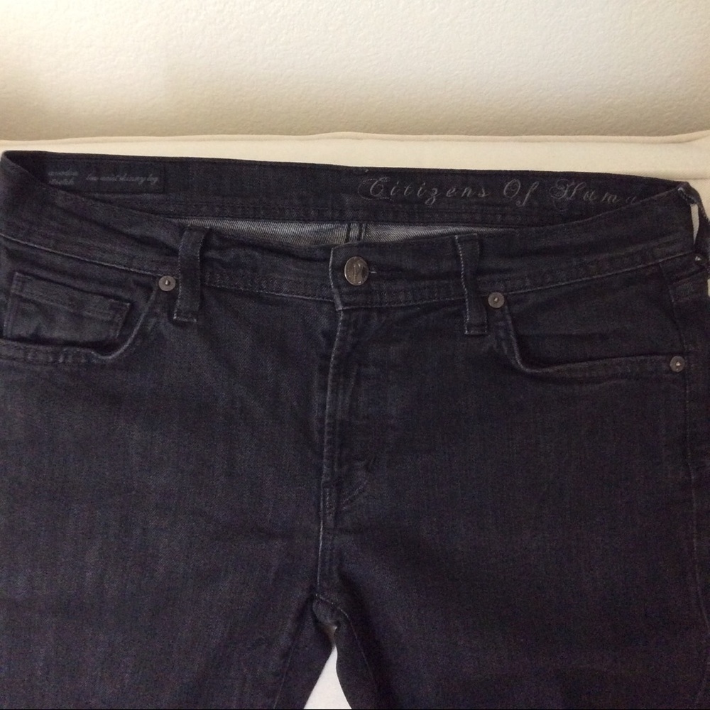 Citizens of Humanity black skinny jeans